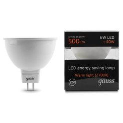 LED žarnica Gauss MR16 6W 2700K