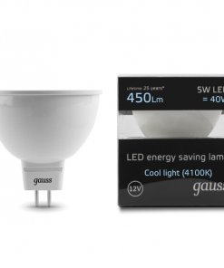 LED žarnica Gauss MR16 5W 4100K