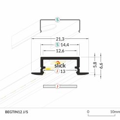 LED_profile_BEGTIN12_dimensions_500