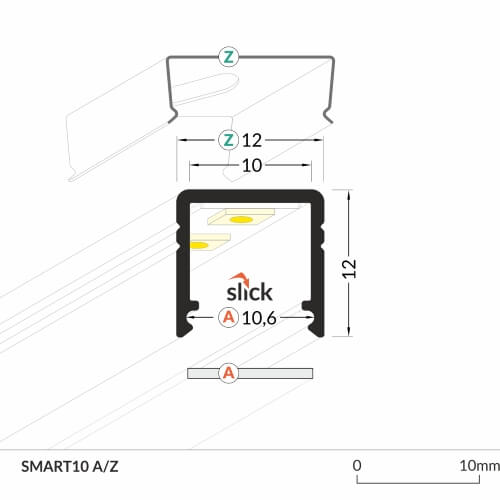 LED_profile_SMART10_dimensions_500