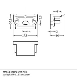 UNI12_ending_with_hole_dimensions_500