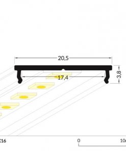 LED_profile_FIX16_dimensions_500