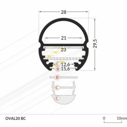 LED_profile_OVAL20_dimensions_500